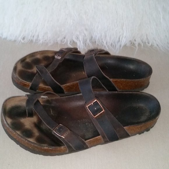Birkenstock Mayari Ladies Black Textile Arch Support Slip On Sandals - Picture 1 of 6